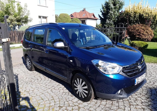 Dacia Lodgy cena 29999 przebieg: 179000, rok produkcji 2016 z Bieruń małe 154